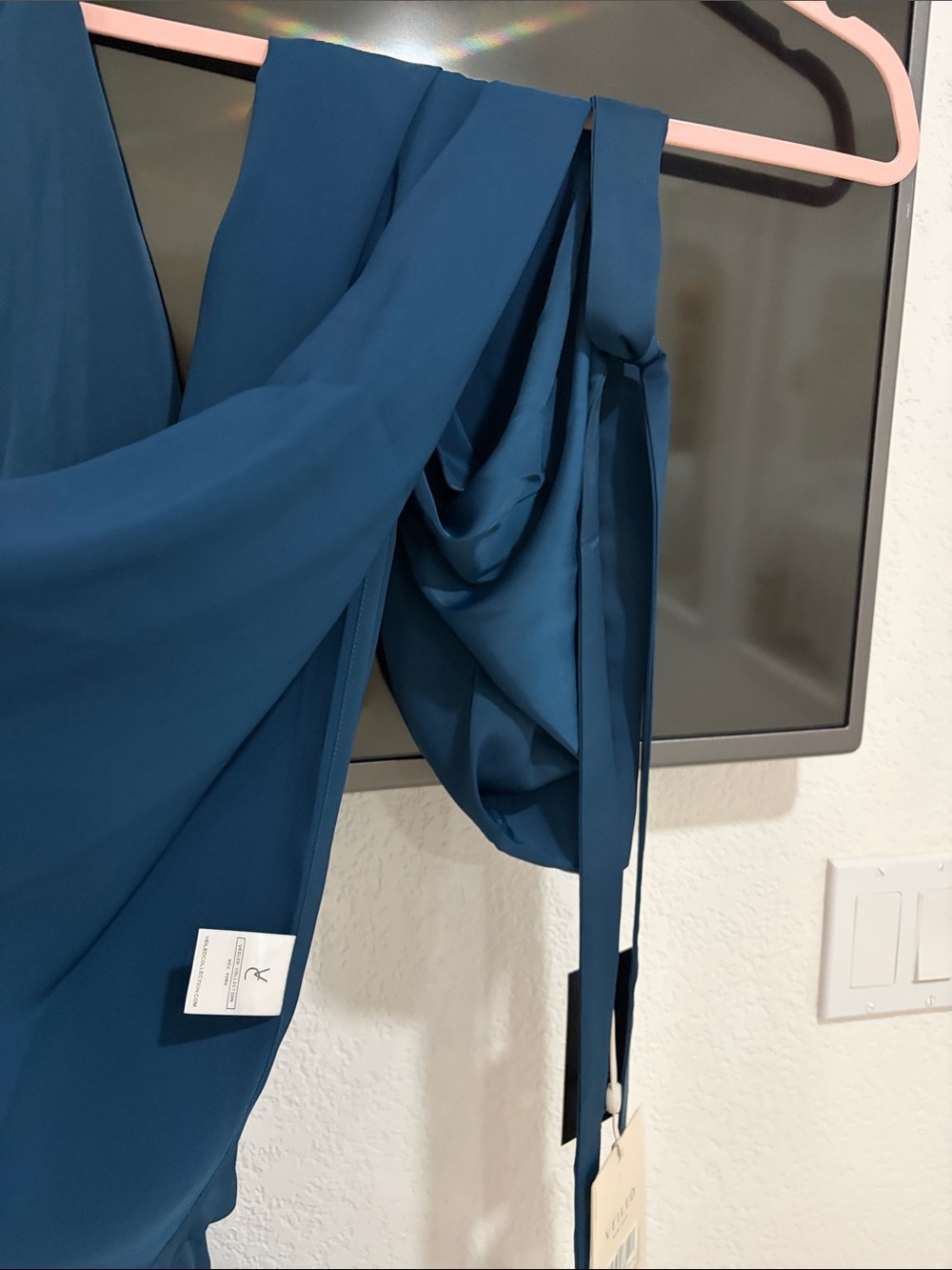 Sadia Open Abaya in Night Sky 3-Piece Set - Picture 4 of 5